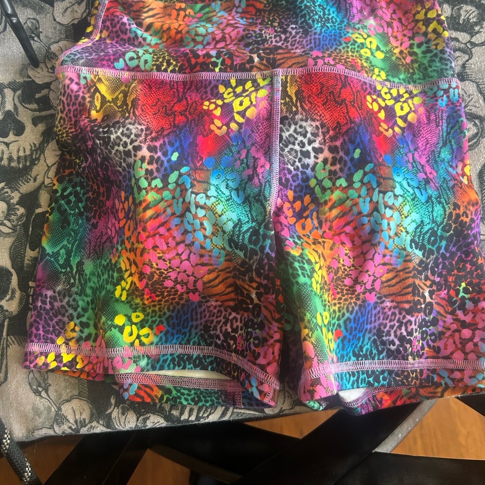 Fleo Colorful Animal Print Shorts Miami